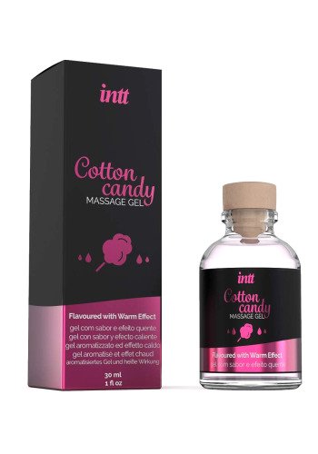 Їстівний масажний гель для інтимних зон Intt Cotton Candy