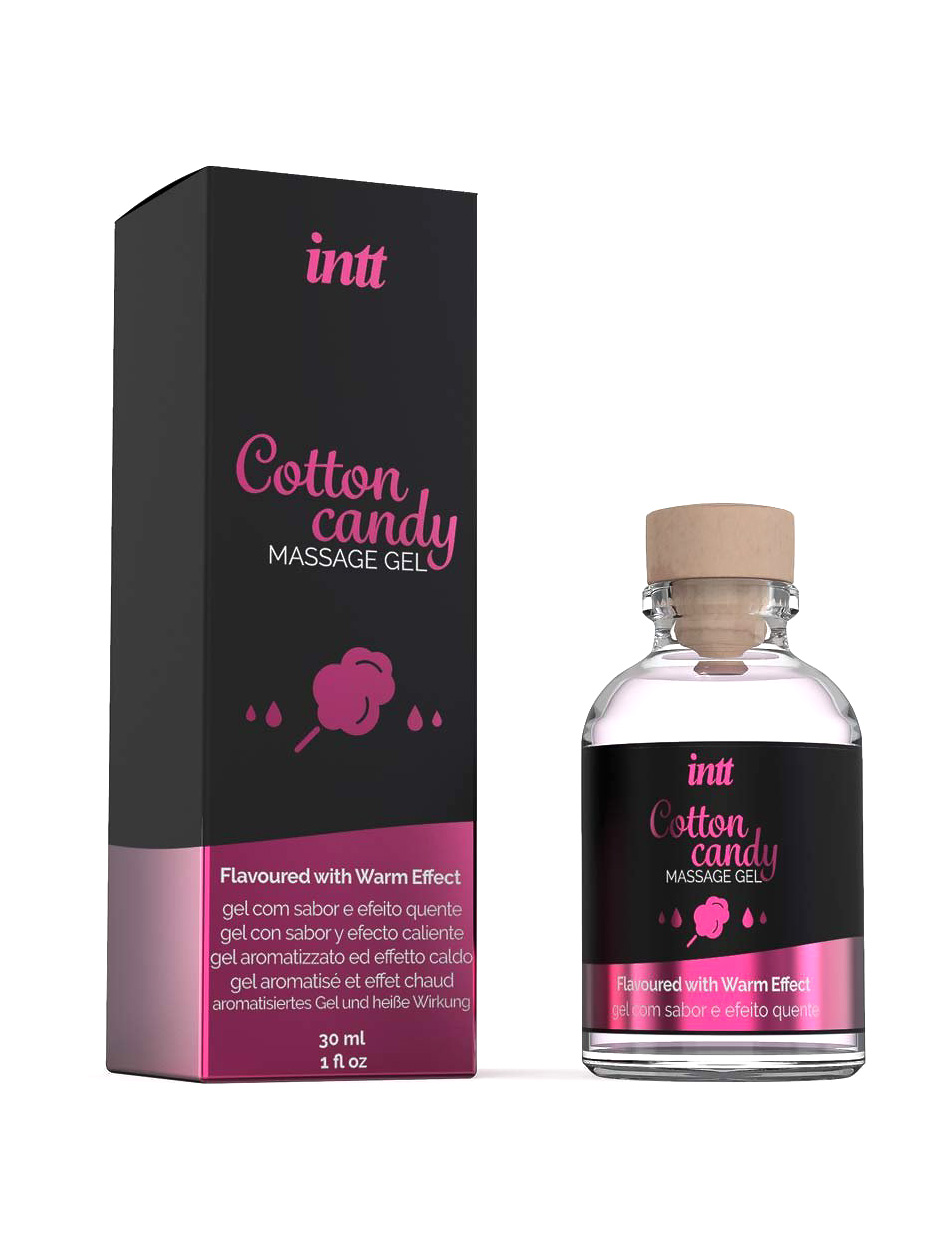 Їстівний масажний гель для інтимних зон Intt Cotton Candy