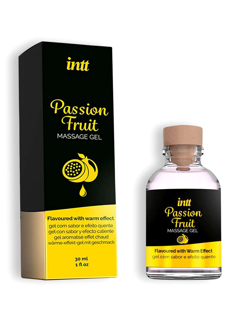 Їстівний масажний гель для інтимних зон Intt Passion Fruit