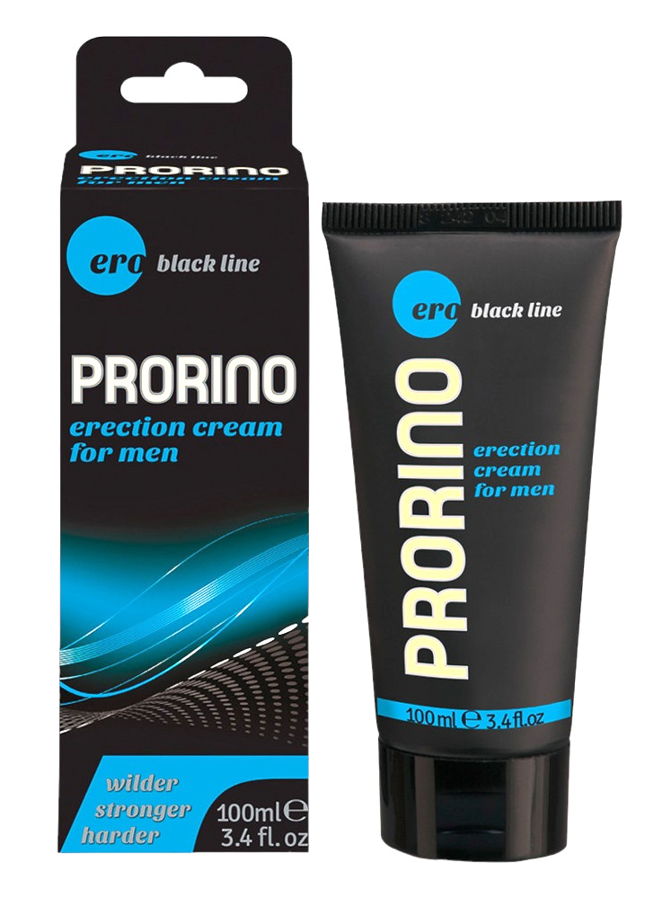 Збуджуючий крем для чоловіків Ero Prorino Black Line Erection Cream