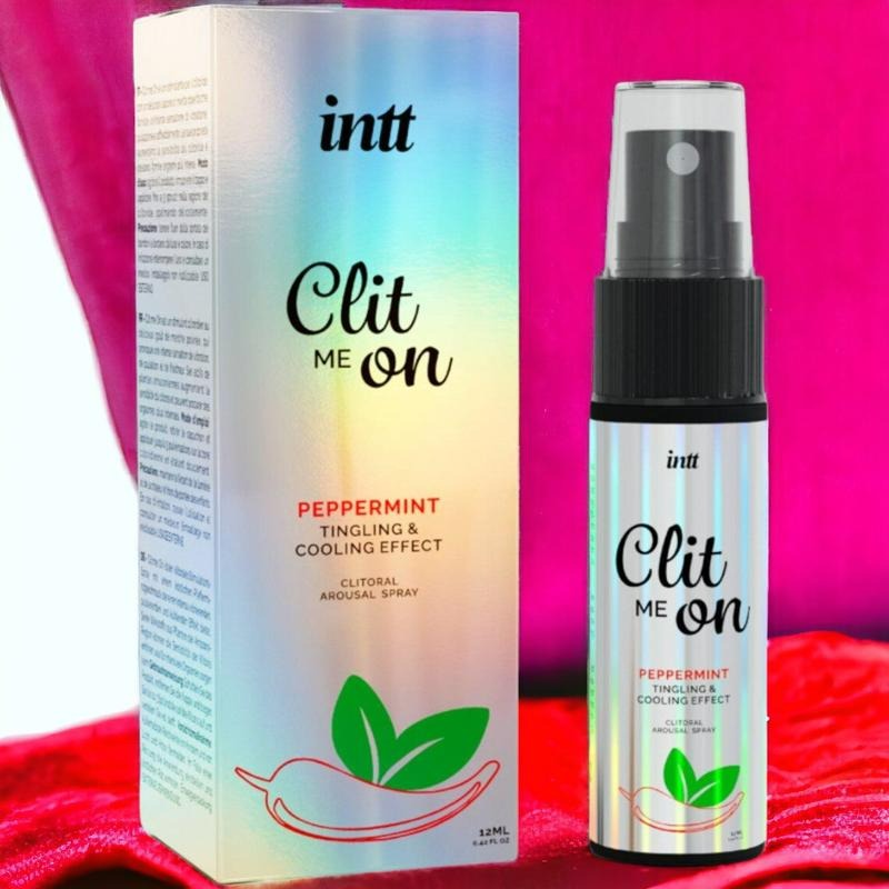 Збуджувальний гель Intt Clitoris Stimulator Spray Clit Me On Peppermint - фото 3