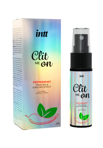 Збуджувальний гель Intt Clitoris Stimulator Spray Clit Me On Peppermint - фото 1