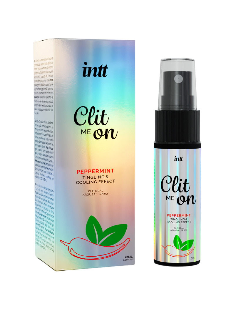 Збуджувальний гель Intt Clitoris Stimulator Spray Clit Me On Peppermint - фото 1