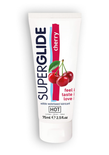 Їстівний лубрикант на водній основі Hot Superglide стигла Вишня