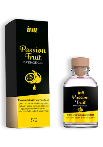 Їстівний масажний гель для інтимних зон Intt Passion Fruit