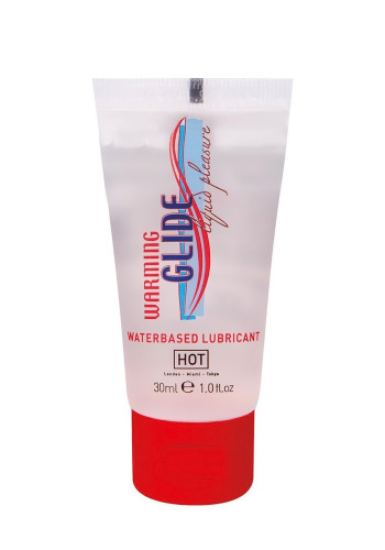 Зігріваючий лубрикант на водній основі Warming Glide Liquid Pleasure