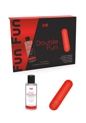 Набір вібропуля і лубркіант Intt Double Fun - фото 1