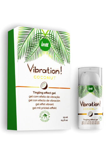 Рідкий вібратор Intt Vibration Coconut New 100% Vegan 15 мл - фото 1