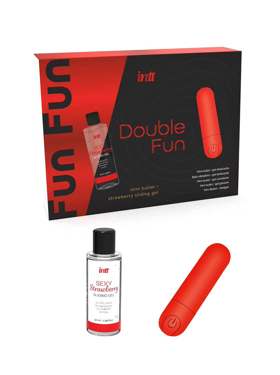 Набір вібропуля і лубркіант Intt Double Fun - фото 1