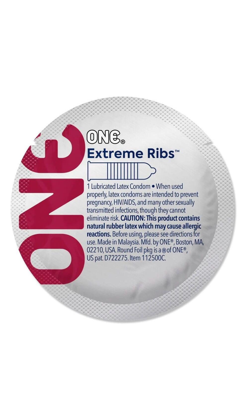 Презервативы One Extreme Ribs, 3 шт