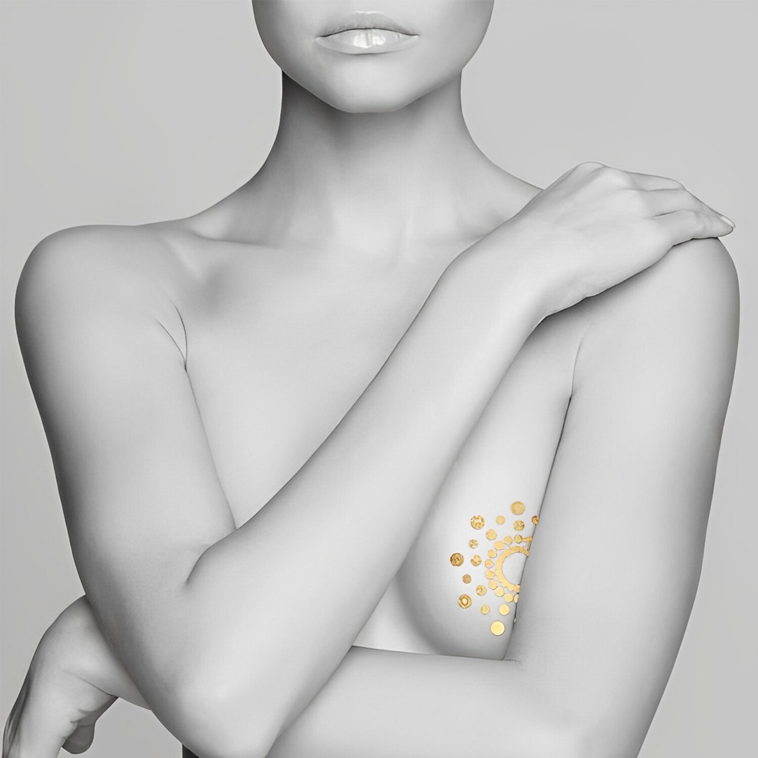 Прикраса для грудей Mimi Metallic Skin Transfer Bijoux Indiscrets - фото 3