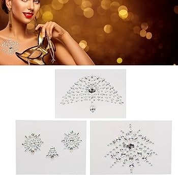 Украшение для грудей Mimi Metallic Skin Transfer Bijoux Indiscrets — изображение 6