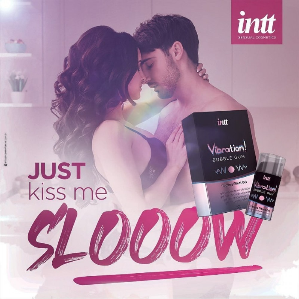Рідкий вібратор Intt Vibration Bubble Gum 15 мл - фото 4