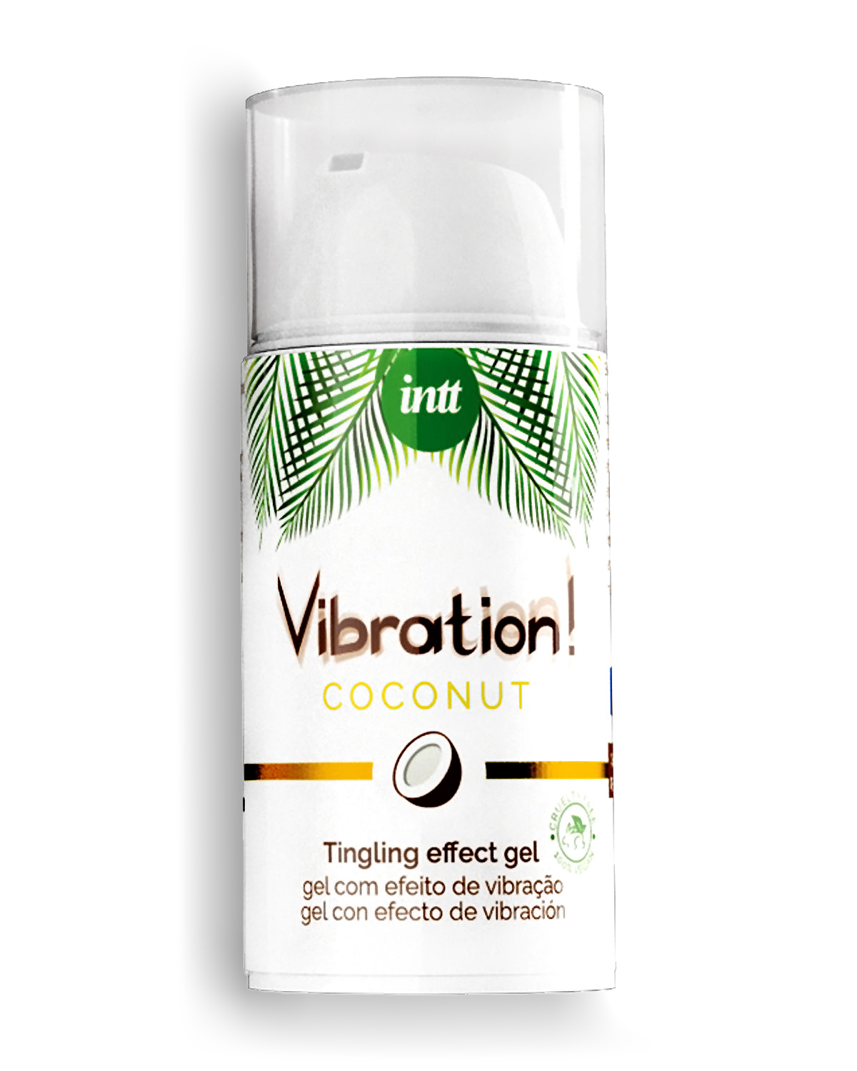 Жидкий вибратор Intt Vibration Coconut New 100% Vegan 15 мл для двоих — изображение 4