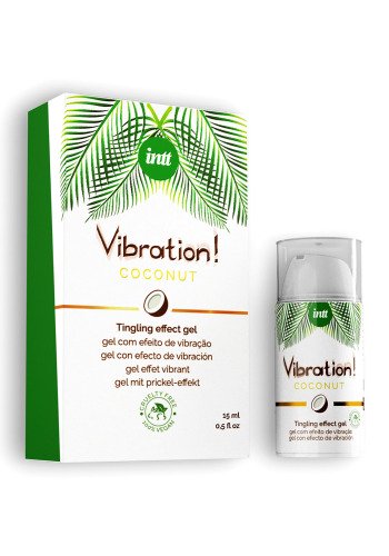 Рідкий вібратор Intt Vibration Coconut New 100% Vegan 15 мл - фото 1