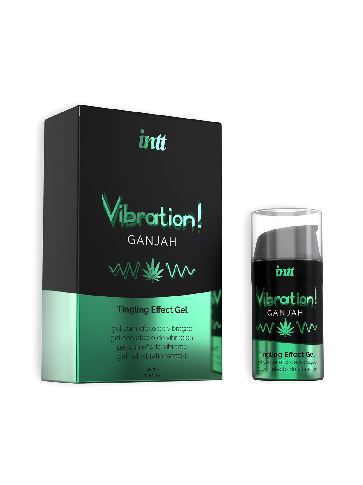 Рідкий вібратор Intt Vibration Ganjah 15 мл - фото 1