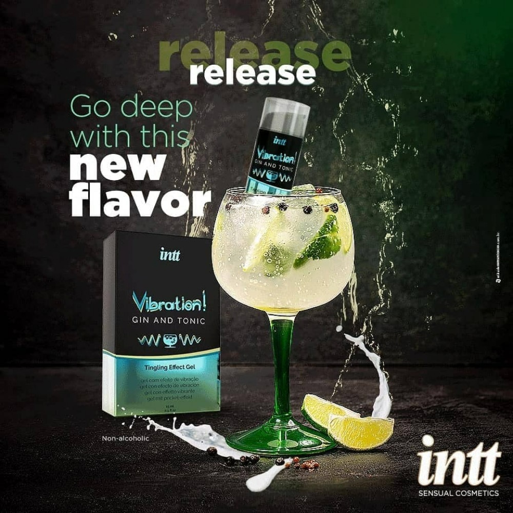 Рідкий вібратор Intt Vibration Gin Tonic 15 мл - фото 4