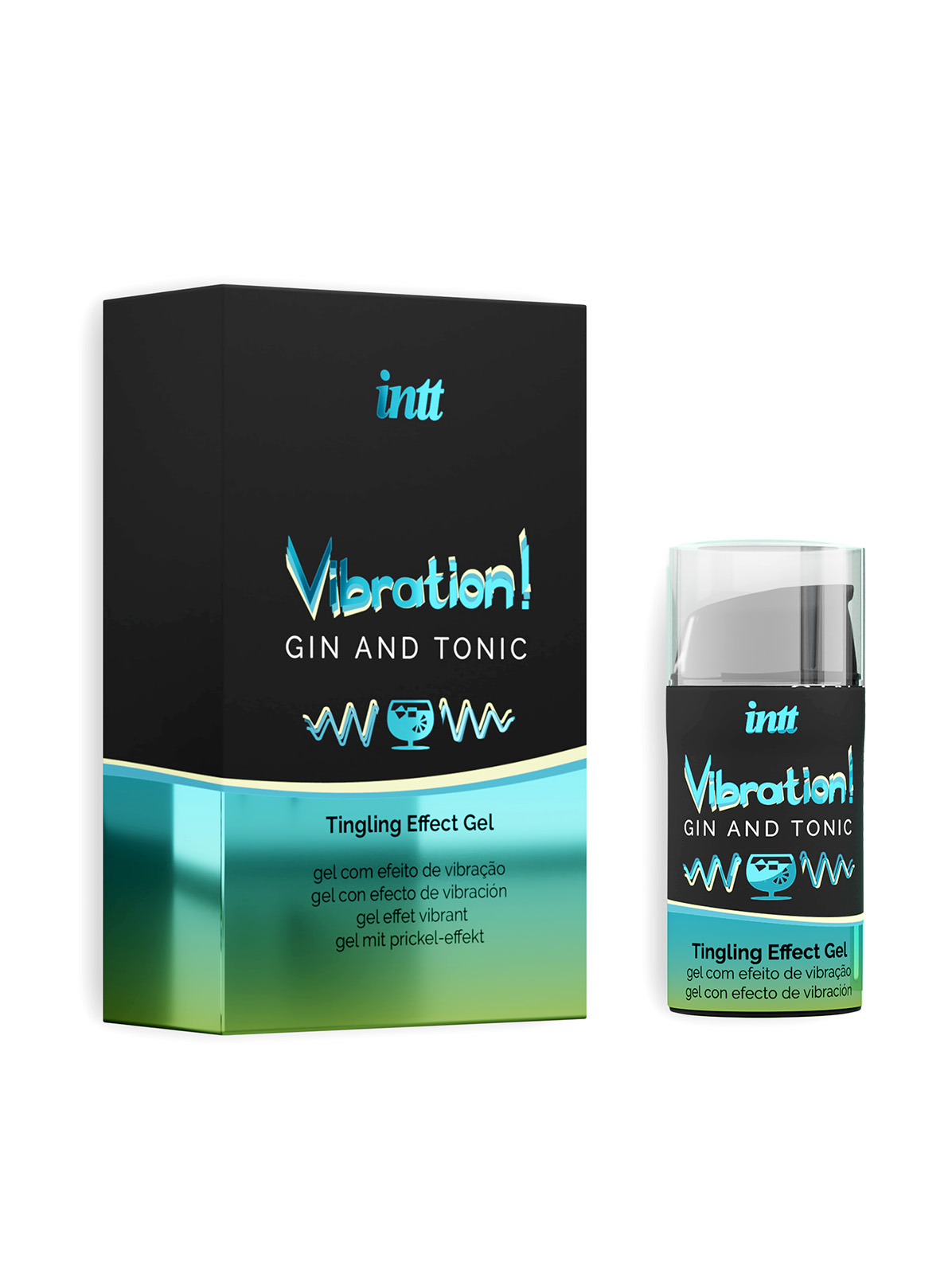 Рідкий вібратор Intt Vibration Gin Tonic 15 мл - фото 1