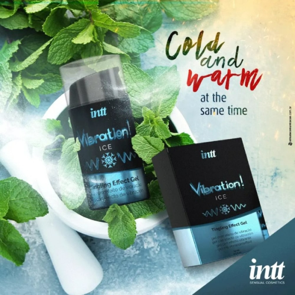 Рідкий вібратор Intt Vibration Ice (ефект охолодження) 15 мл - фото 3