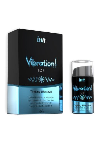 Рідкий вібратор Intt Vibration Ice (ефект охолодження) 15 мл - фото 1