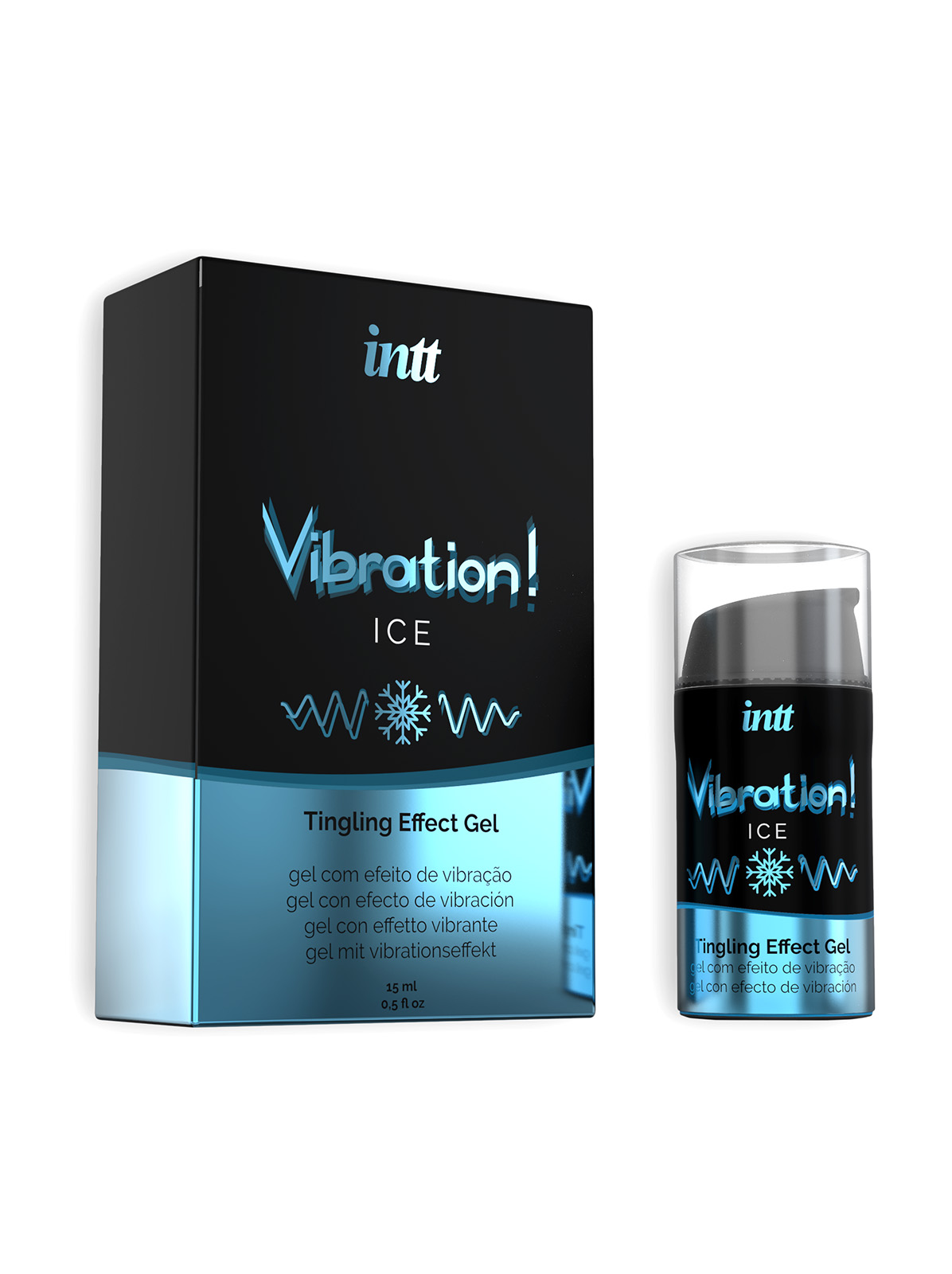 Рідкий вібратор Intt Vibration Ice (ефект охолодження) 15 мл - фото 1