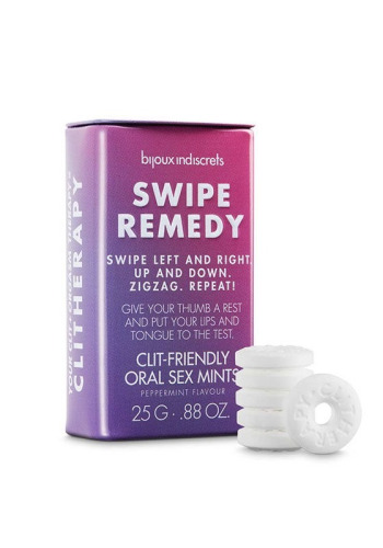М'ятні цукерки Bijoux Indiscrets Swipe Remedy Clitherapy Oral Sex Mints - фото 1
