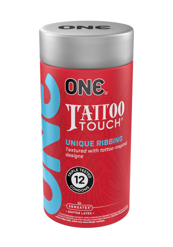Набір презервативів One Tattoo Touch різнокольорові