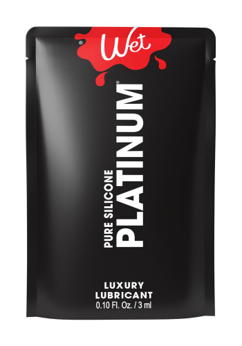 Пробник/Лубрикант на силіконовій основі Wet Platinum Premium, 3 мл