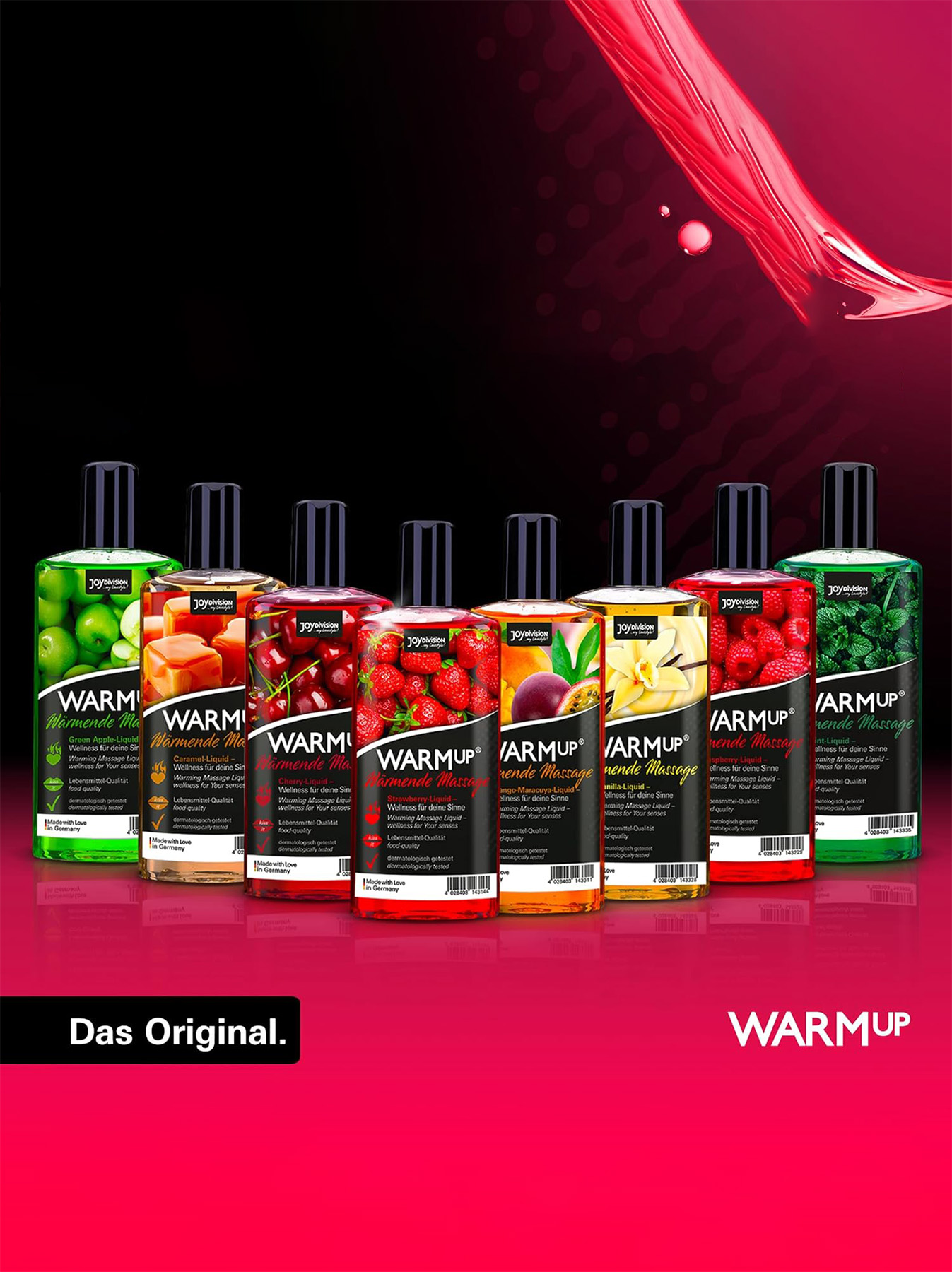 Съедобное масссажное масло с разогревающим эффектом WARMup Caramel, 150 мл — изображение 4