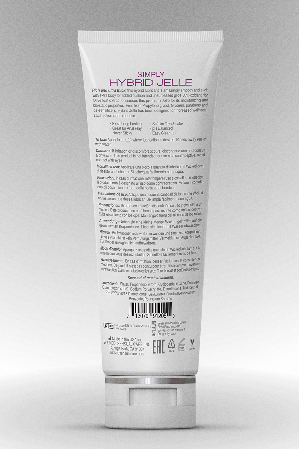Лубрикант гібридний Wicked Simply Hybrid Jelle