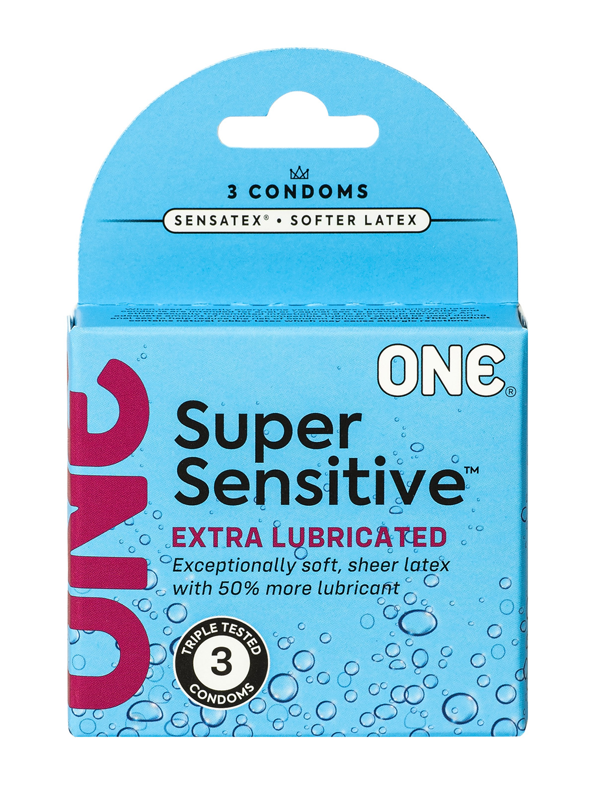 Набір гладких ультратонких презервативів One Super Sensitive