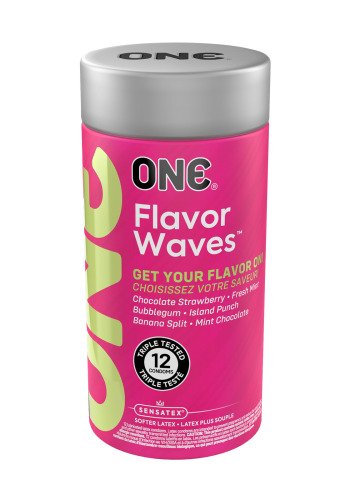 Набор презервативов с разными вкусами One FlavorWaves, 12 шт
