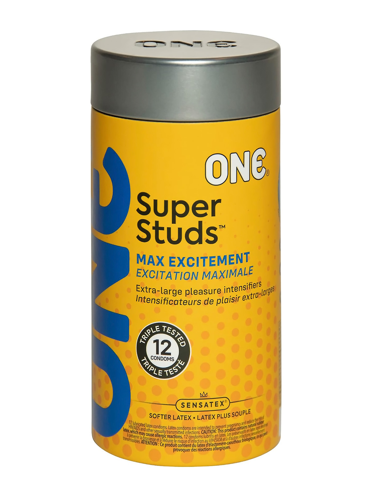 Набор текстурированных презервативов с шипами One Super Studs, 12 шт