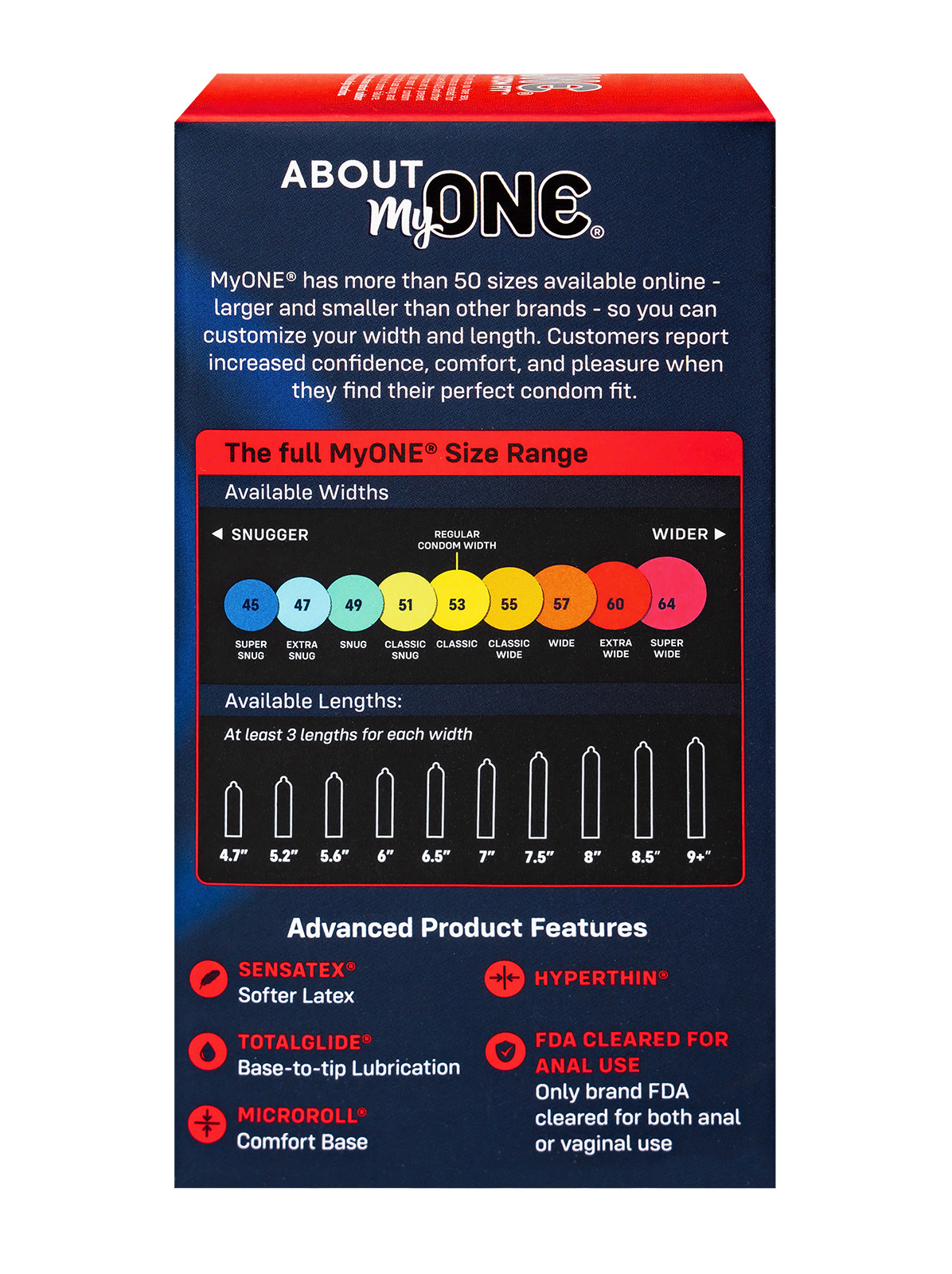 Презервативы большие MyONE Super Wide & Long 64L, 10 шт — изображение 3