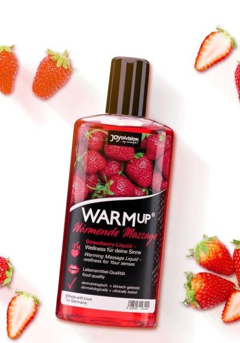 Їстівна мас-сажна олія з розігрівальним ефектом WARMup Strawberry