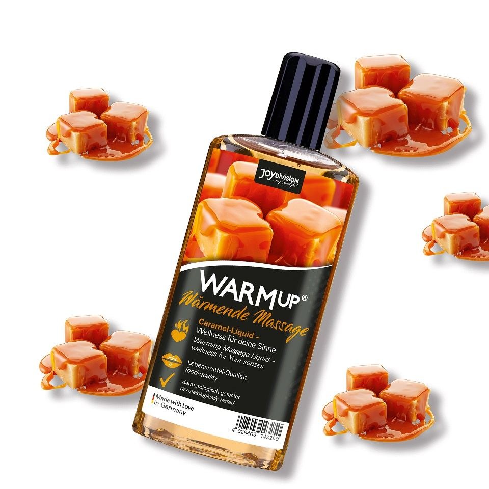 Їстівна масажна олія з розігрівальним ефектом WARMup Caramel