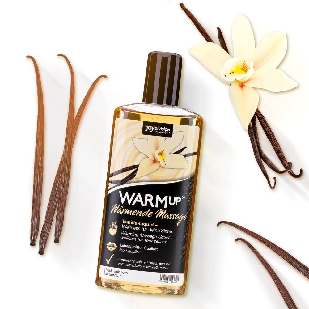 Їстівна масажна олія з розігрівальним ефектом WARMup Vanilla