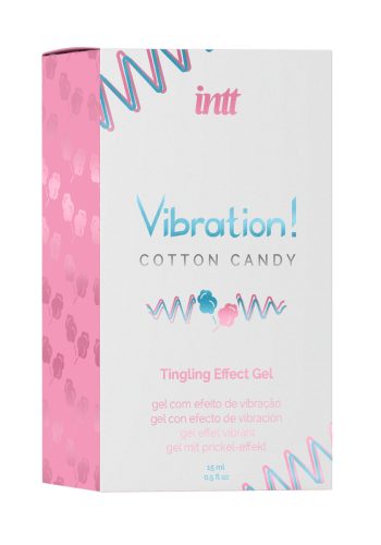 Рідкий вібратор Intt Vibration Cotton Candy, 15 мл