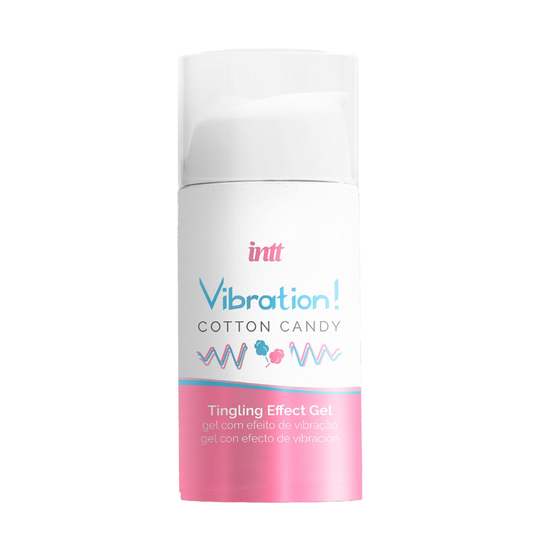 Рідкий вібратор Intt Vibration Cotton Candy, 15 мл - Зображення 2