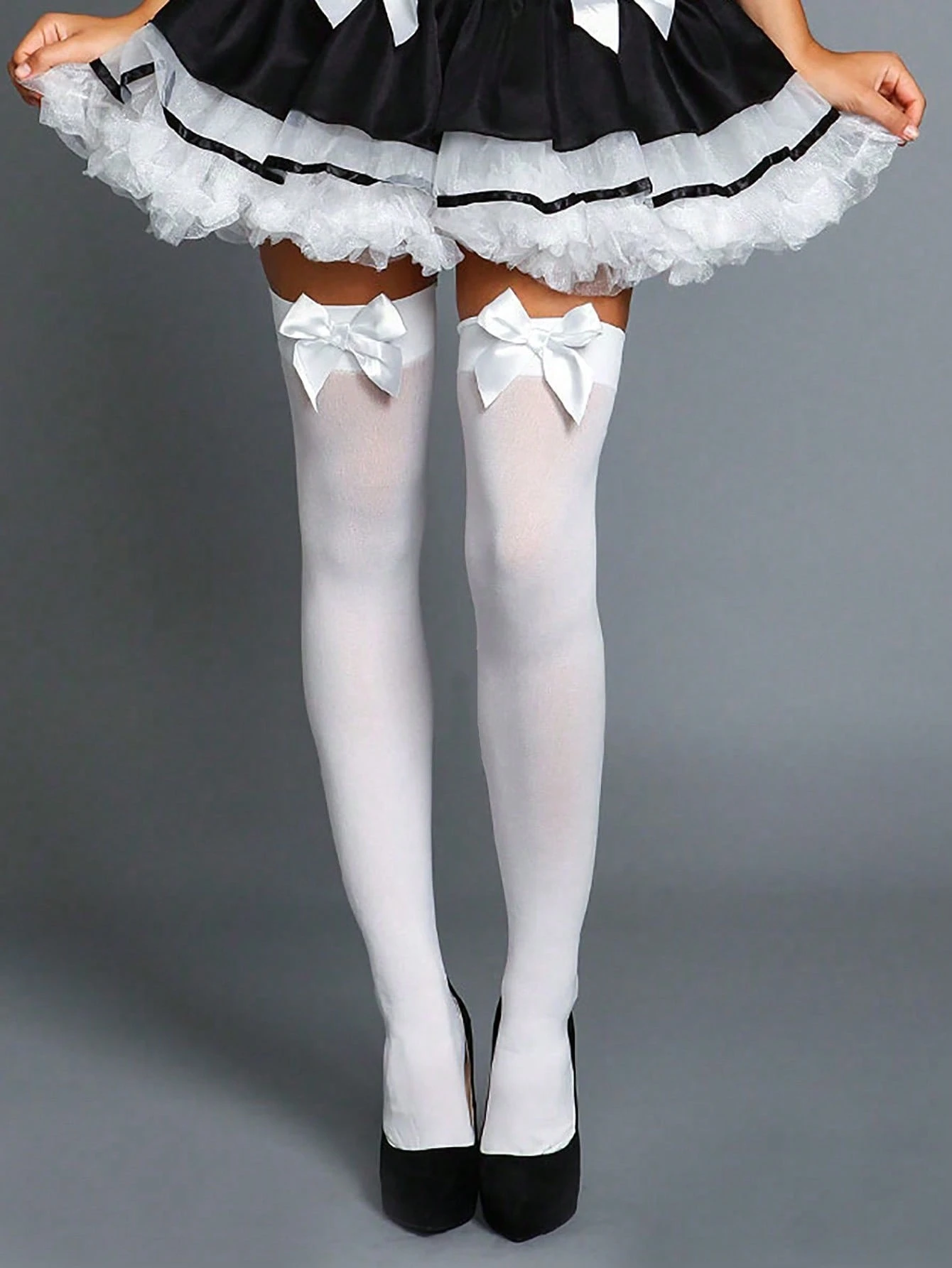 Панчохи 703 White bow