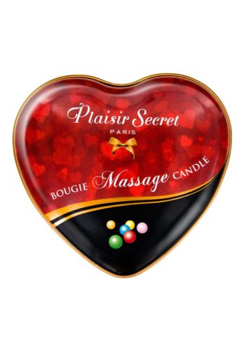 Свічка для масажу Plaisir Secret Bubble Gum Жувальна Гумка