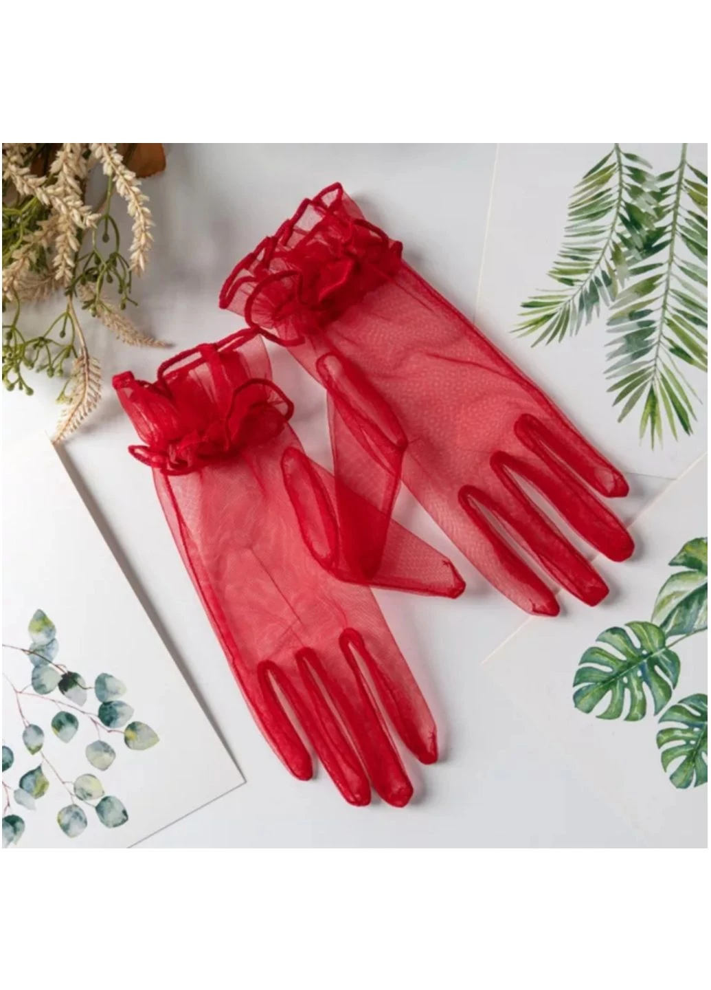 Перчатки Gloves model 18 Red — изображение 4