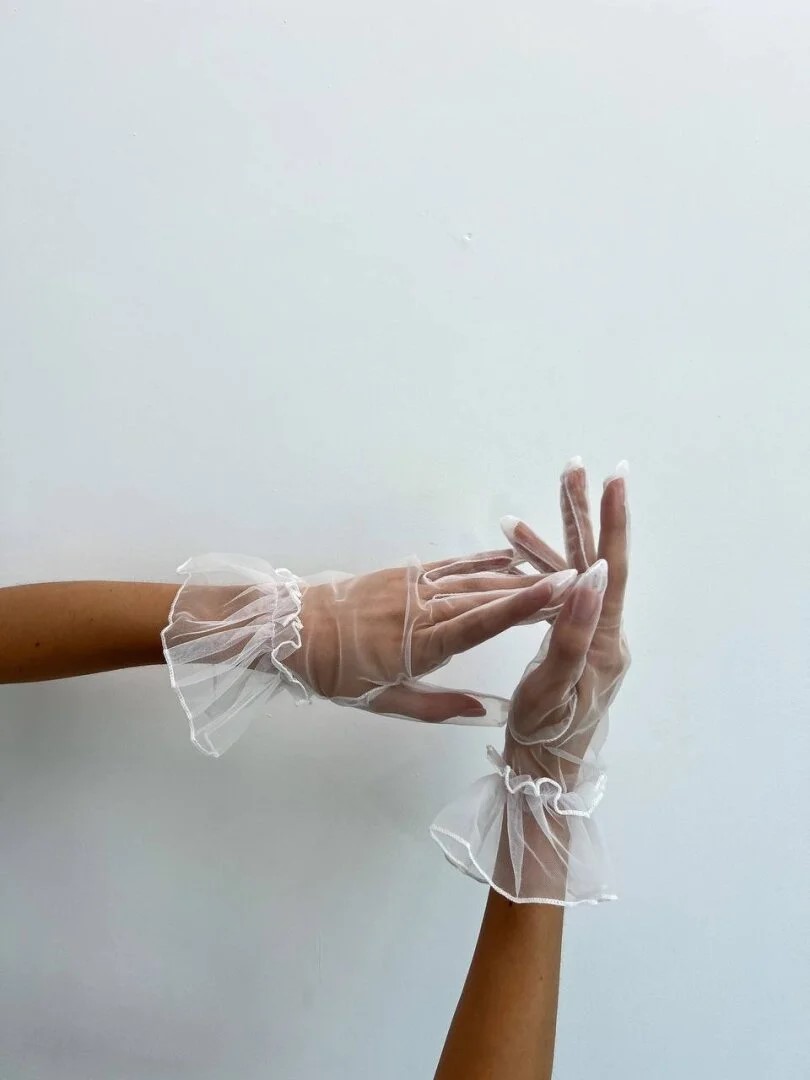 Перчатки Gloves model 18 White — изображение 2