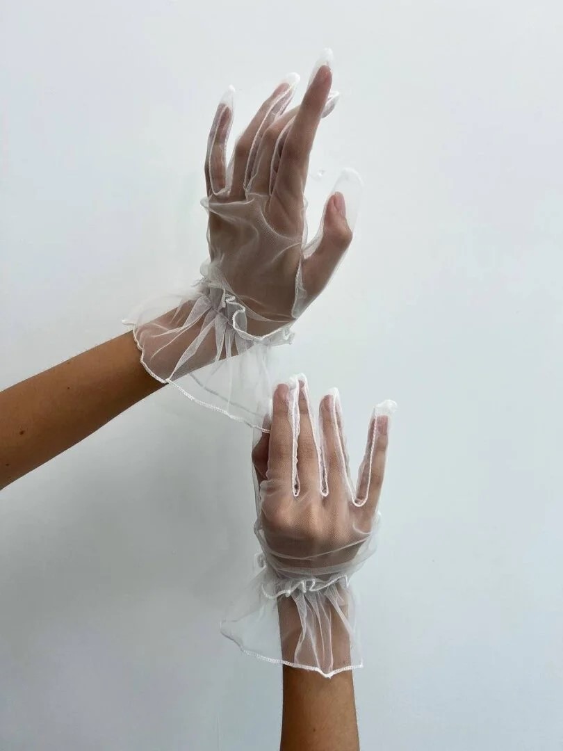 Перчатки Gloves model 18 White — изображение 3