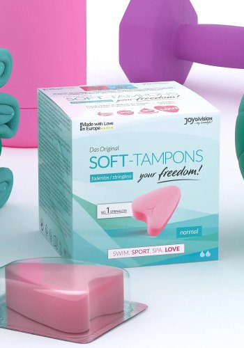 Тампоны Soft-Tampons Normal JoyDivision для секса, спорта, спа во время менструации
