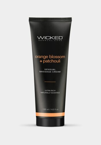 Масажний крем Wicked Sensual з ароматом апельсинової квітки та пачулі
