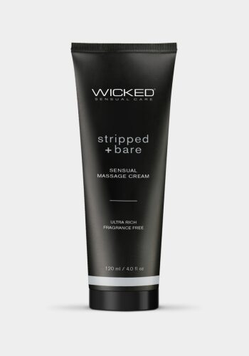 Масажний крем Wicked Sensual Care Stripped & Bare без запаху