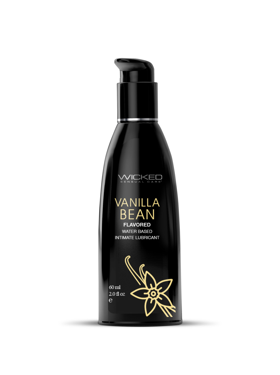 Оральный лубрикант Wicked Aqua Vanilla со вкусом ванили, 60 мл