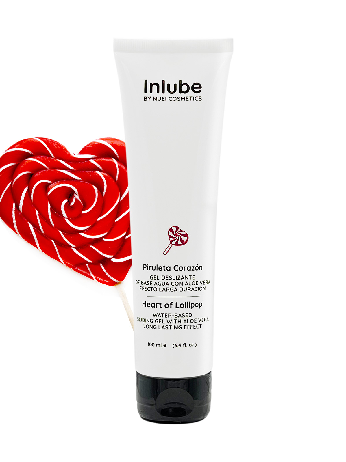 Съедобный лубрикант на водной основе Inlube Nuei - Конфета