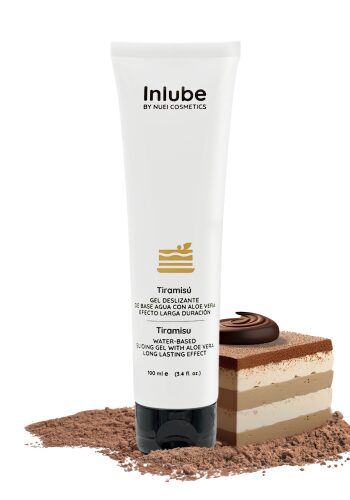 Съедобный лубрикант на водной основе Inlube Nuei - Тирамису